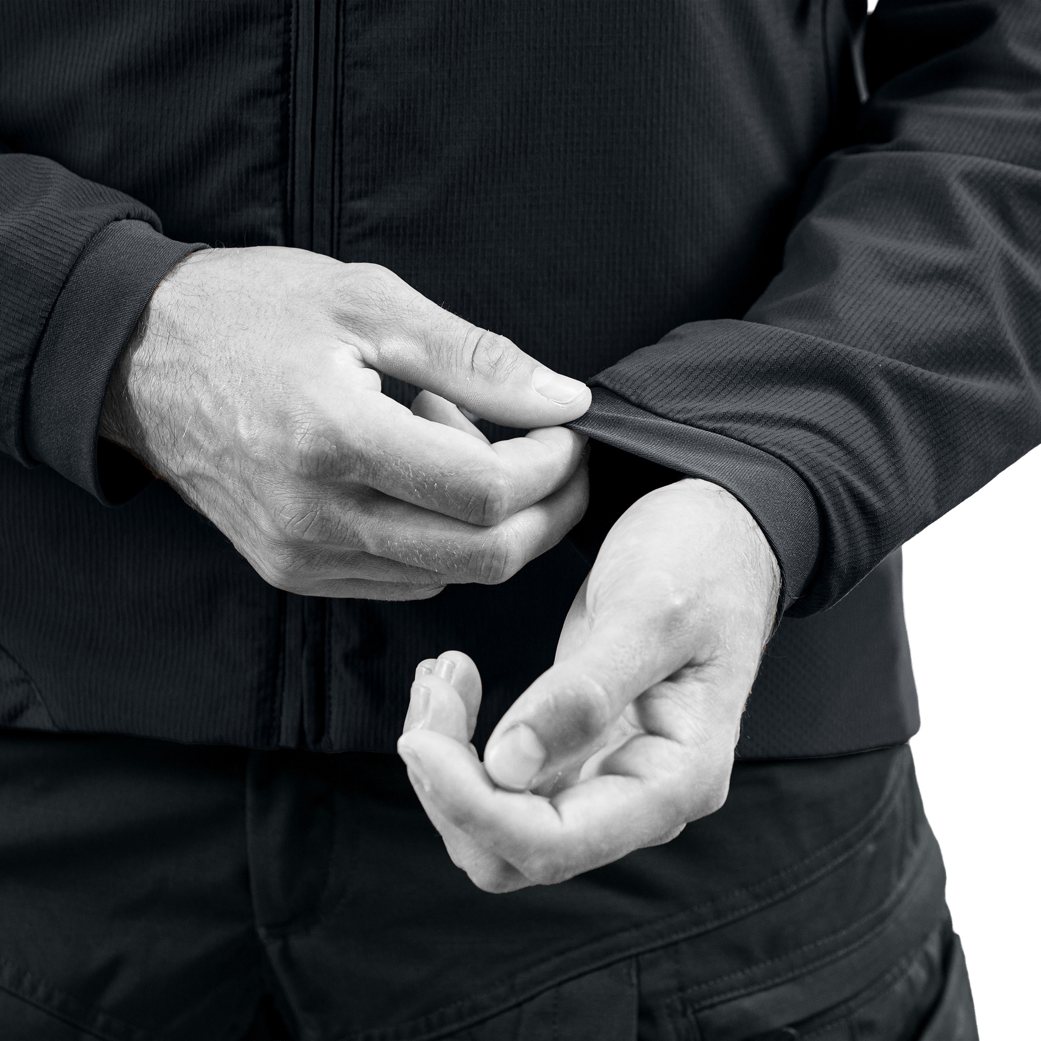 Hunter FZ Gen.3 NON-VELCRO Tactical Softshell Jacket Black
