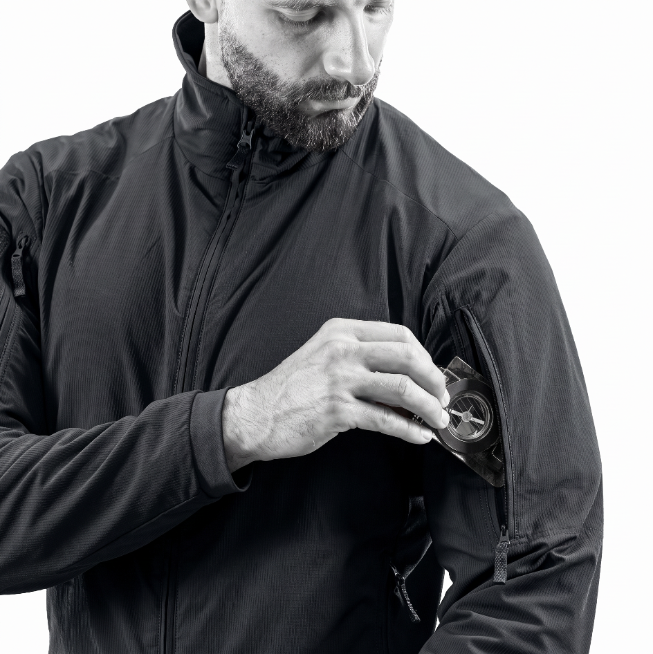 Hunter FZ Gen.3 NON-VELCRO Tactical Softshell Jacket Black