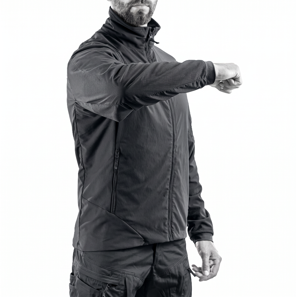 Hunter FZ Gen.3 NON-VELCRO Tactical Softshell Jacket Black
