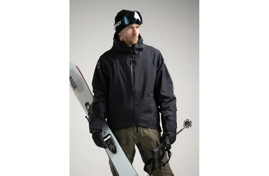 RONIN TANTO Full Zip Hardshell Jacket Obsedian Black Maat: L