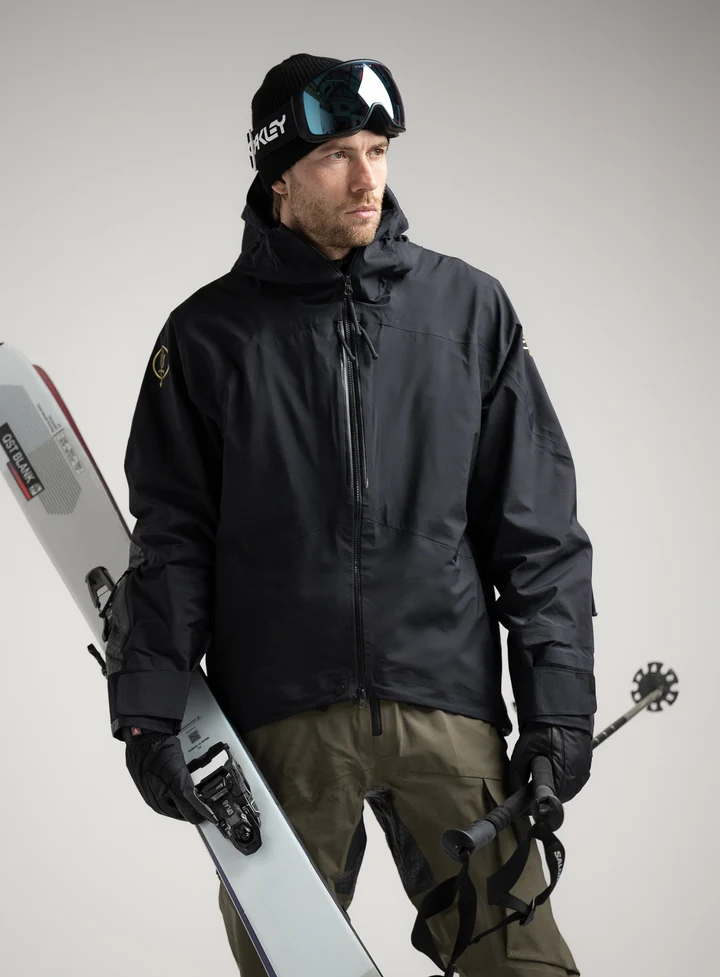 RONIN TANTO Full Zip Hardshell Jacket Obsedian Black Maat: L