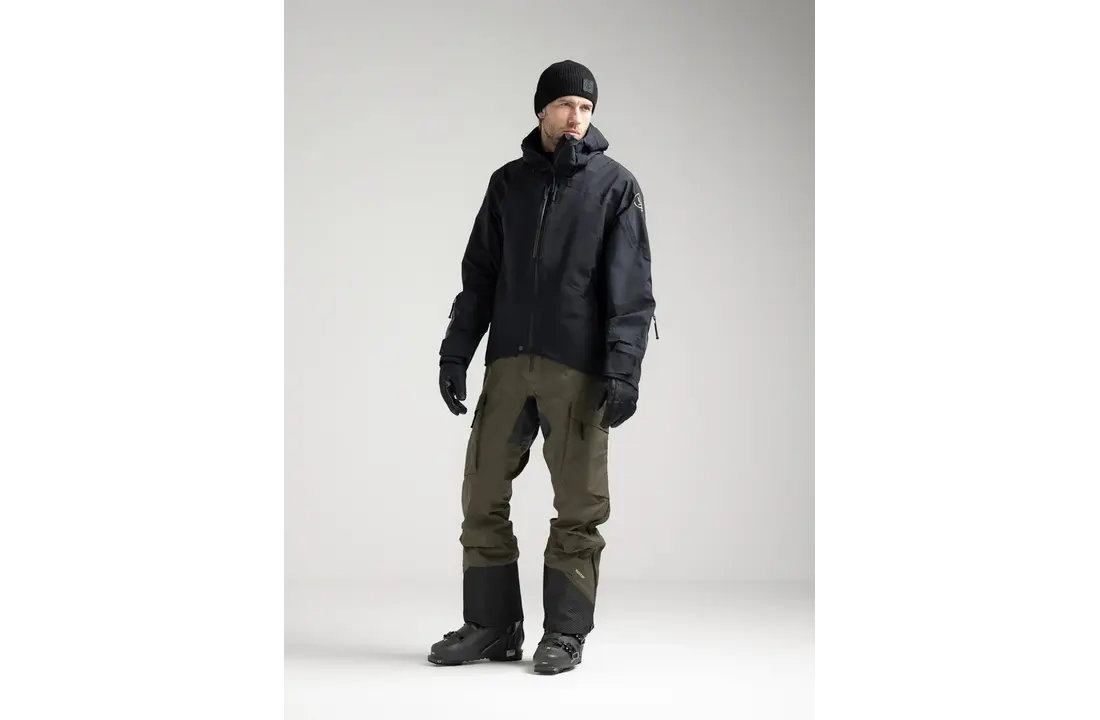 RONIN TANTO Full Zip Hardshell Jacket Obsedian Black Maat: L