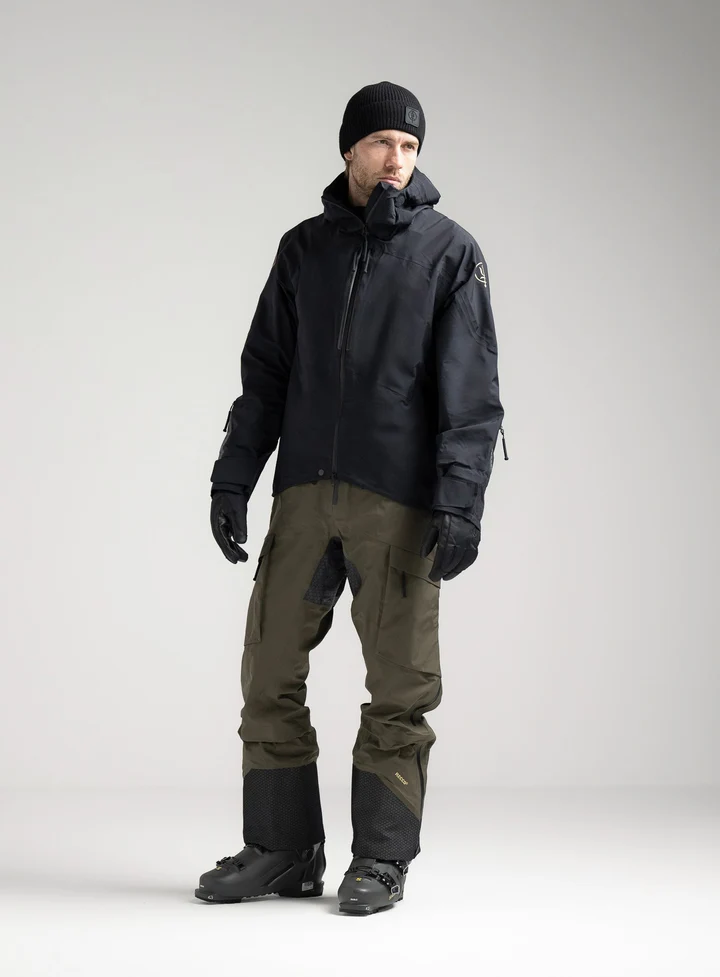 RONIN TANTO Full Zip Hardshell Jacket Obsedian Black Maat: L