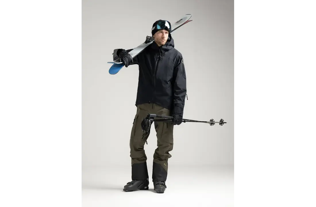 RONIN TANTO Full Zip Hardshell Jacket Obsedian Black Maat: L