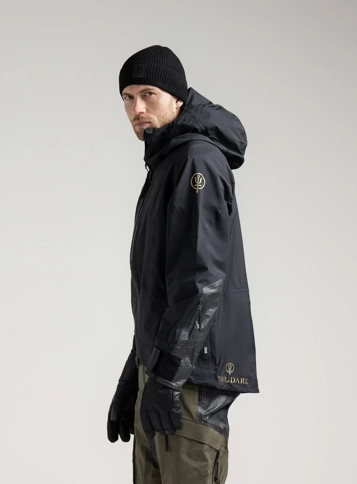 RONIN TANTO Full Zip Hardshell Jacket Obsedian Black Maat: L
