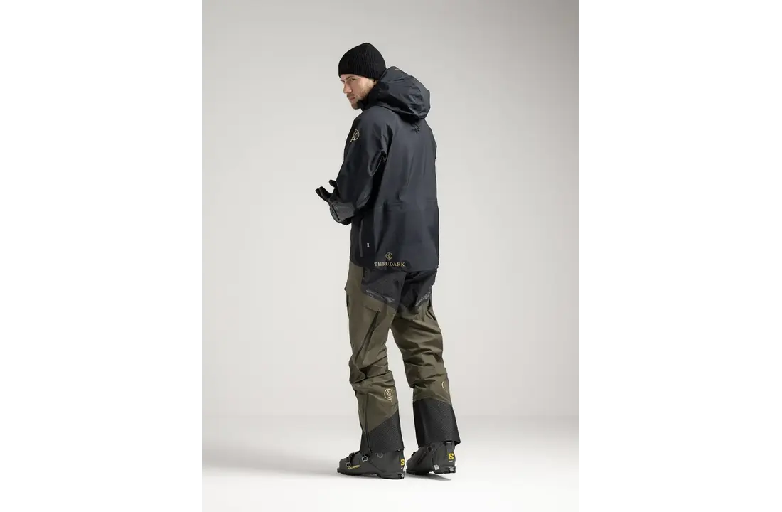 RONIN TANTO Full Zip Hardshell Jacket Obsedian Black Maat: L