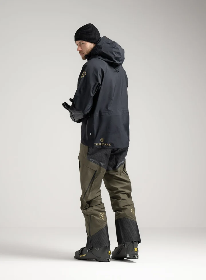 RONIN TANTO Full Zip Hardshell Jacket Obsedian Black Maat: L