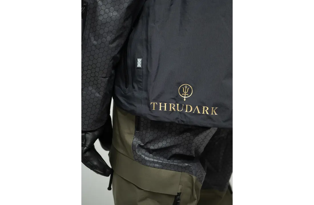 RONIN TANTO Full Zip Hardshell Jacket Obsedian Black Maat: L