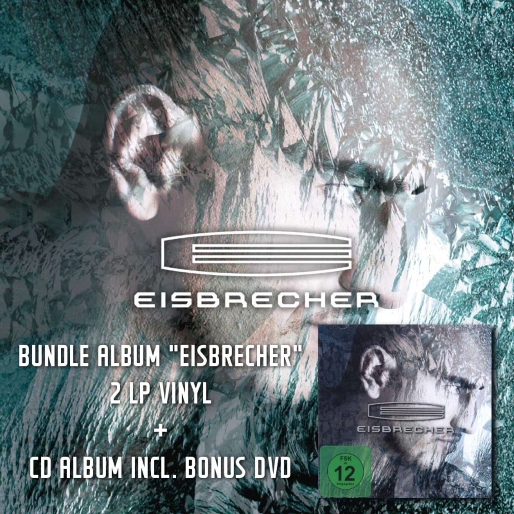 BUNDLE - 20 JAHRE EISBRECHER ALBUM - 2LP VINYL , CD + DVD