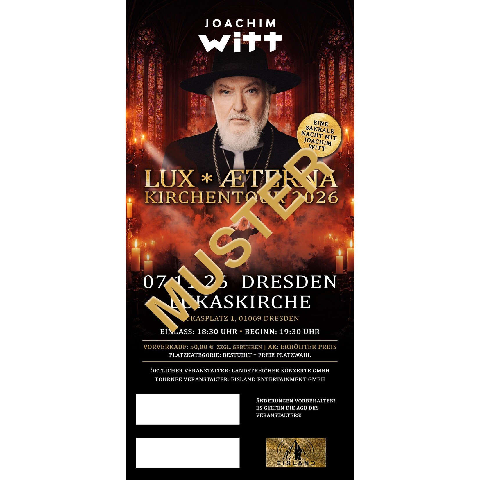 07.11.2026 - JOACHIM WITT - DRESDEN