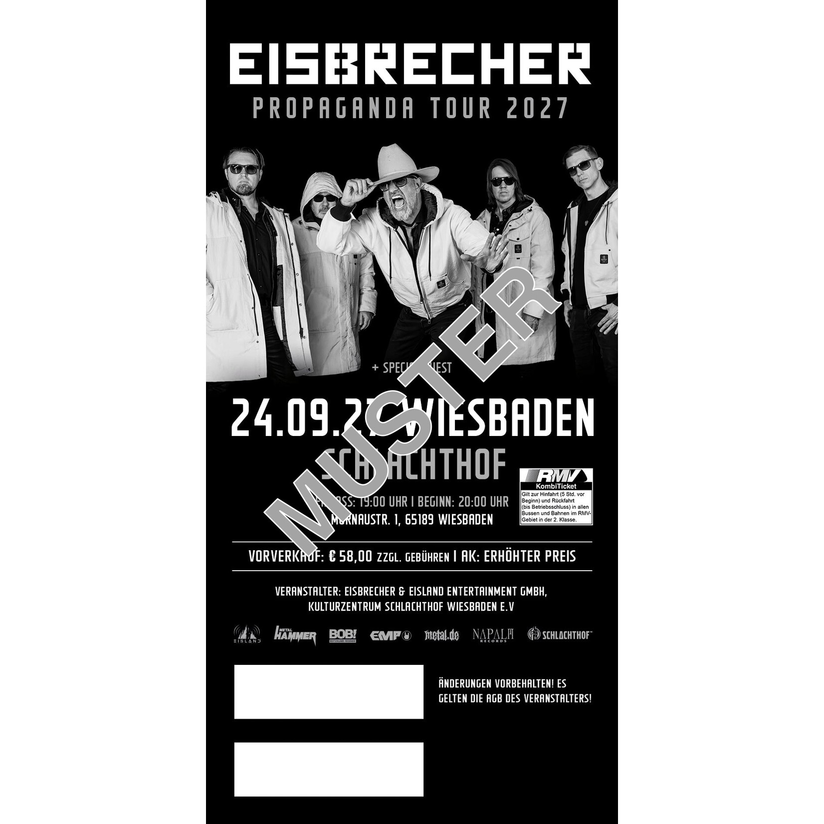 24.09.2027 - EISBRECHER - PROPAGANDA TOUR 2027 - WIESBADEN