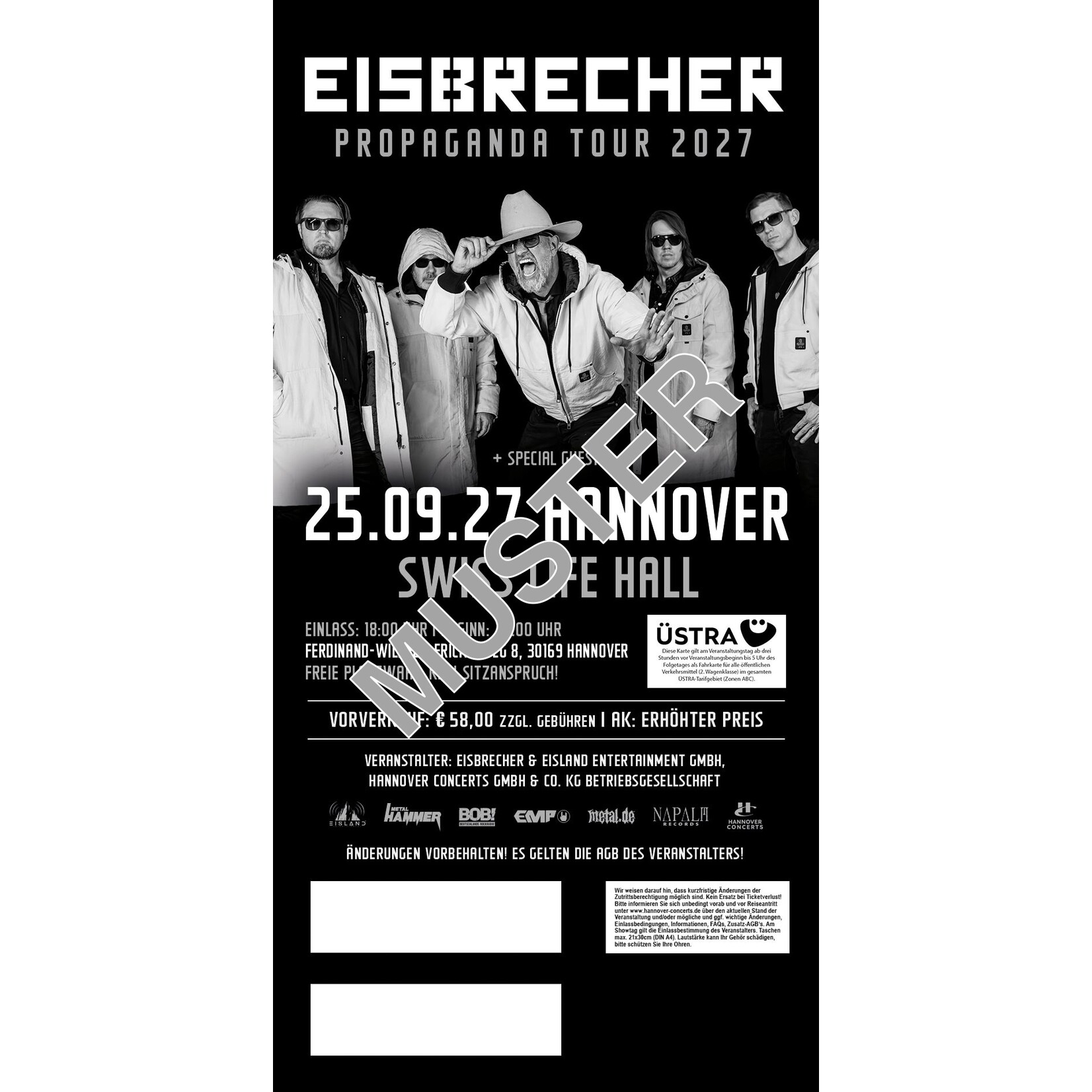 25.09.2027 - EISBRECHER - PROPAGANDA TOUR 2027 - HANNOVER