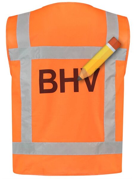 E-Veiligheidskleding Bedrukking met tekst of logo samenstellen