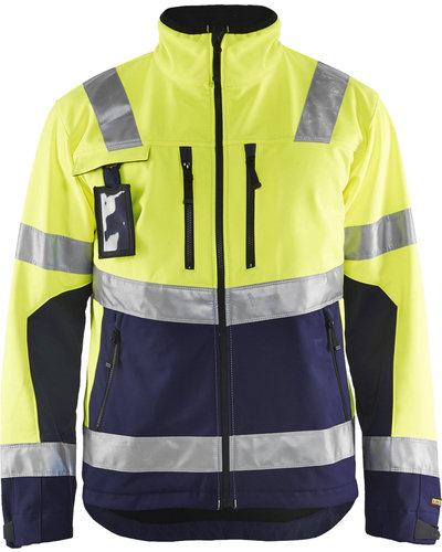 Blaklader High Vis 2 kleurige Softshell Jas