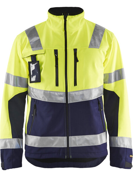 Blaklader High Vis 2 kleurige Softshell Jas