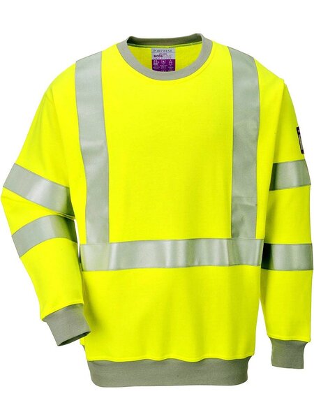 Portwest FR72 Vlamvertragend Antistatisch Hi-Vis Sweatshirt