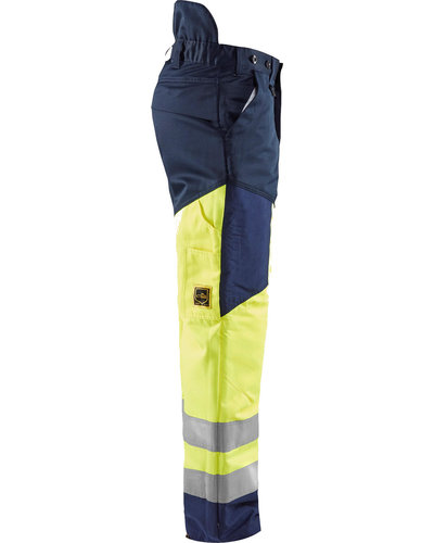 Blaklader Blaklader zaagbroek 1920 high vis met striping