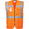 Portwest S476 Vest met Zakken, Fluor Kleuren