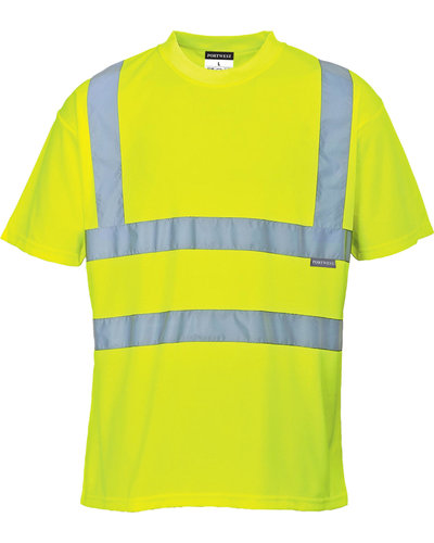 Portwest S478 Hi-Vis Geel T-shirt voor de zomer