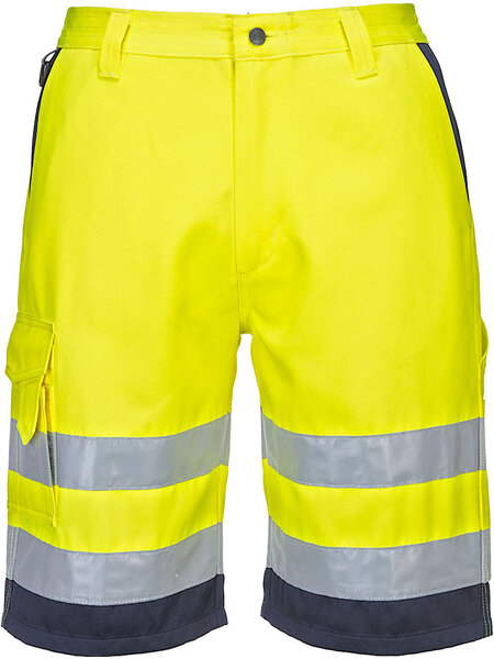 Portwest Hi Vis Polykatoen Korte Broek