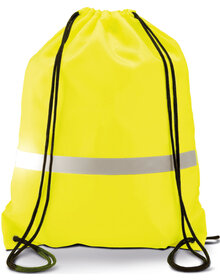 Fluorescerend Rugzakje met koordjes
