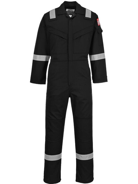 Portwest Opruiming - FR50 Zwarte Overall