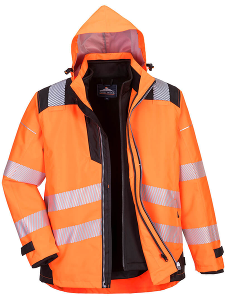 Portwest PW3 Hi Vis 3-in-1 Jack