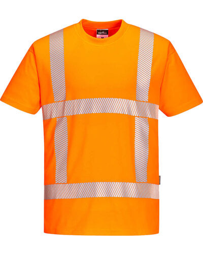 Portwest R413 RWS Hi-Vis T-Shirt K/M Oranje