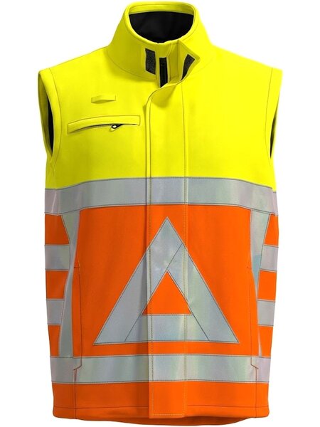 Huismerk Bodywarmer verkeersregelaar softshell RWS