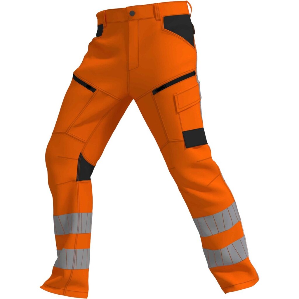 Huismerk Werkbroek RWS Stretch WBSRWS100 Fluor Oranje