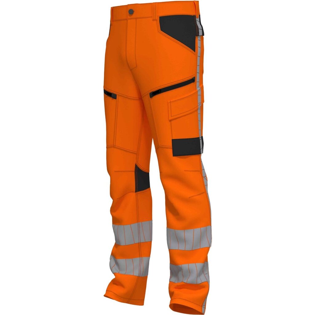 Huismerk Werkbroek RWS Stretch WBSRWS100 Fluor Oranje