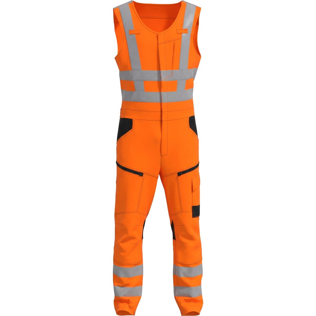 Huismerk Bodybroek RWS Stretch BBSRWS100 Fluor Oranje