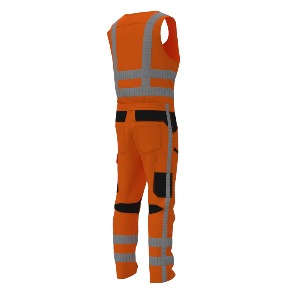 Huismerk Bodybroek RWS Stretch BBSRWS100 Fluor Oranje