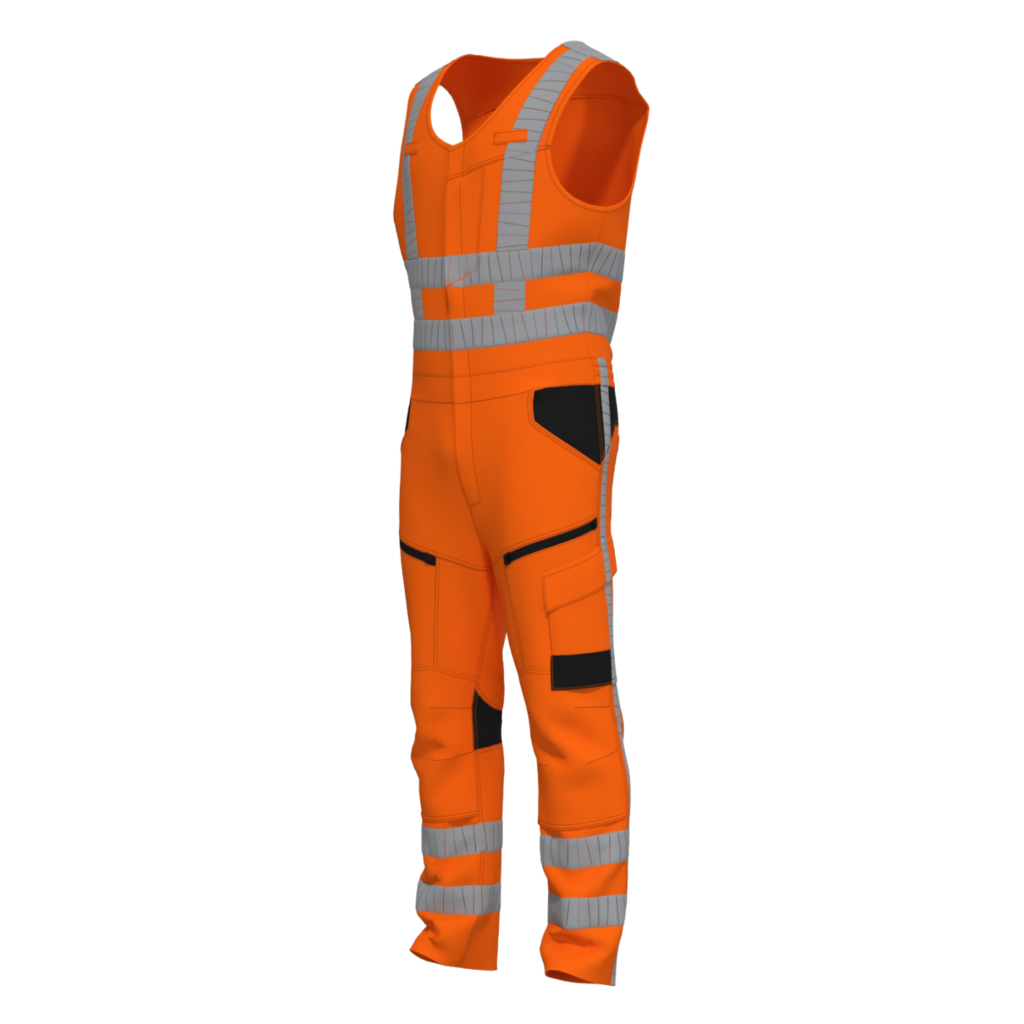 Huismerk Bodybroek RWS Stretch BBSRWS100 Fluor Oranje