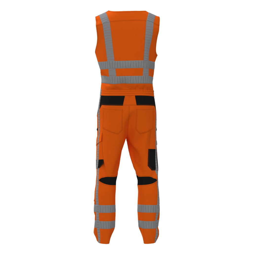 Huismerk Bodybroek RWS Stretch BBSRWS100 Fluor Oranje