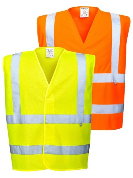 Portwest FR71 Vlamvertragend en Antistatisch Vest Hi Vis