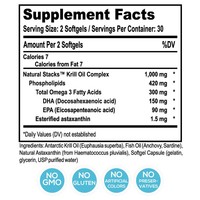 Antarktisches Krillöl mit 1.5 mg Astaxanthine - 60 Kapseln