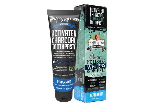 My Magic Mud Activated Charcoal toothpaste peppermint