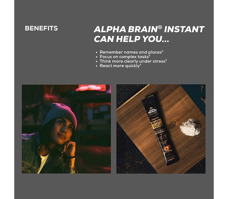Alpha BRAIN® Instant - 30 pack - Meyer Lemon
