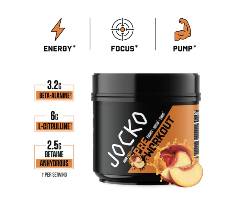 Jocko Pre Workout - Sour Peach