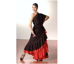 Flamencorok met dubbele strook