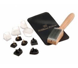 opruwborstel met beschermhoes