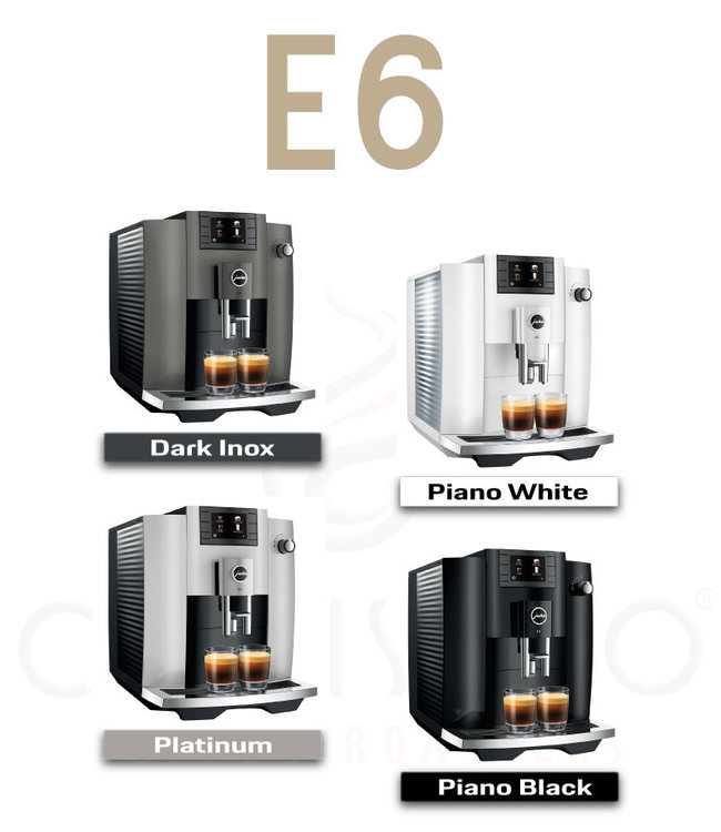Koffiemachine JURA E6 (EC) Piano White bij de Juraspecialist