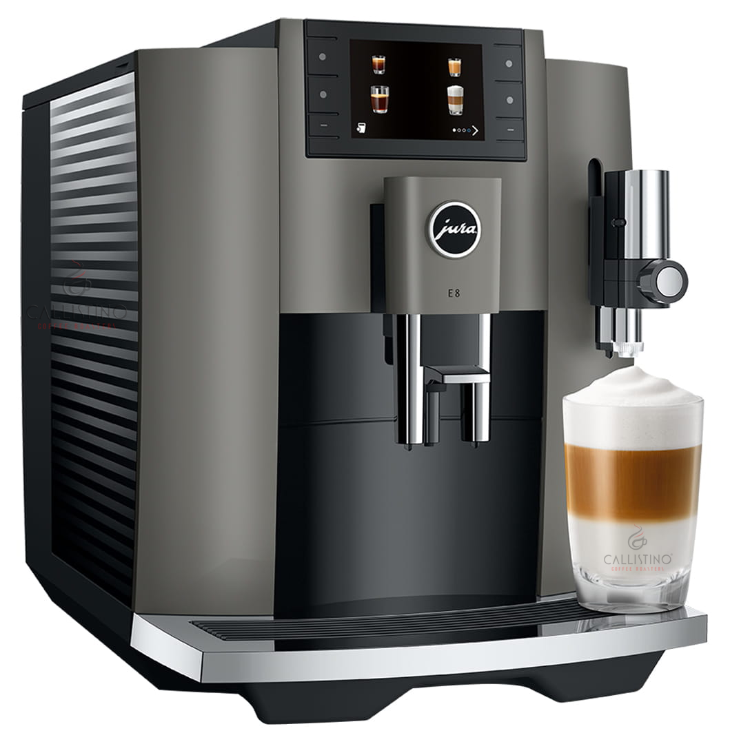 Koffiemachine JURA E8 (EC) Dark Inox Callistino Coffee Roasters