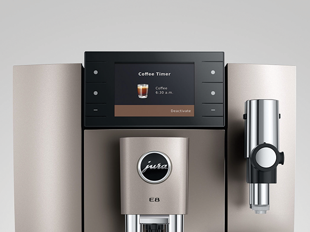 JURA E8 koffiemachine Midnight Silver