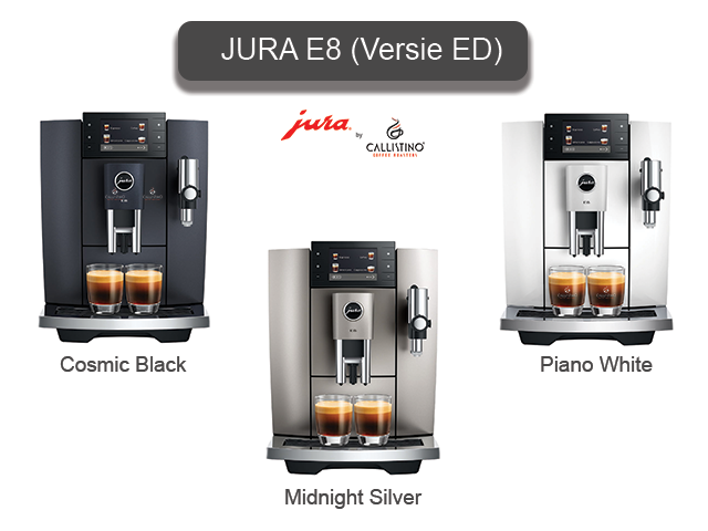 JURA E8 koffiemachine Piano White