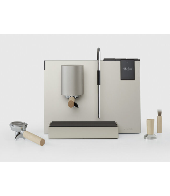 Ligre LIGRE youn Silver Beige – halfautomatische espressomachine