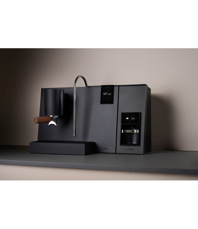 Ligre LIGRE youn Black Matt – halfautomatische espressomachine