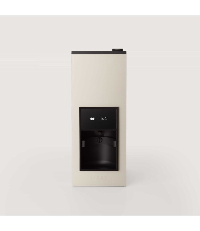 Ligre LIGRE siji Silver Beige – koffiemolen met Grind by Weight