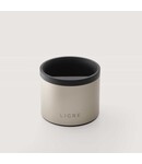 Ligre Knockbox Silver-Beige – premium uitklopbak